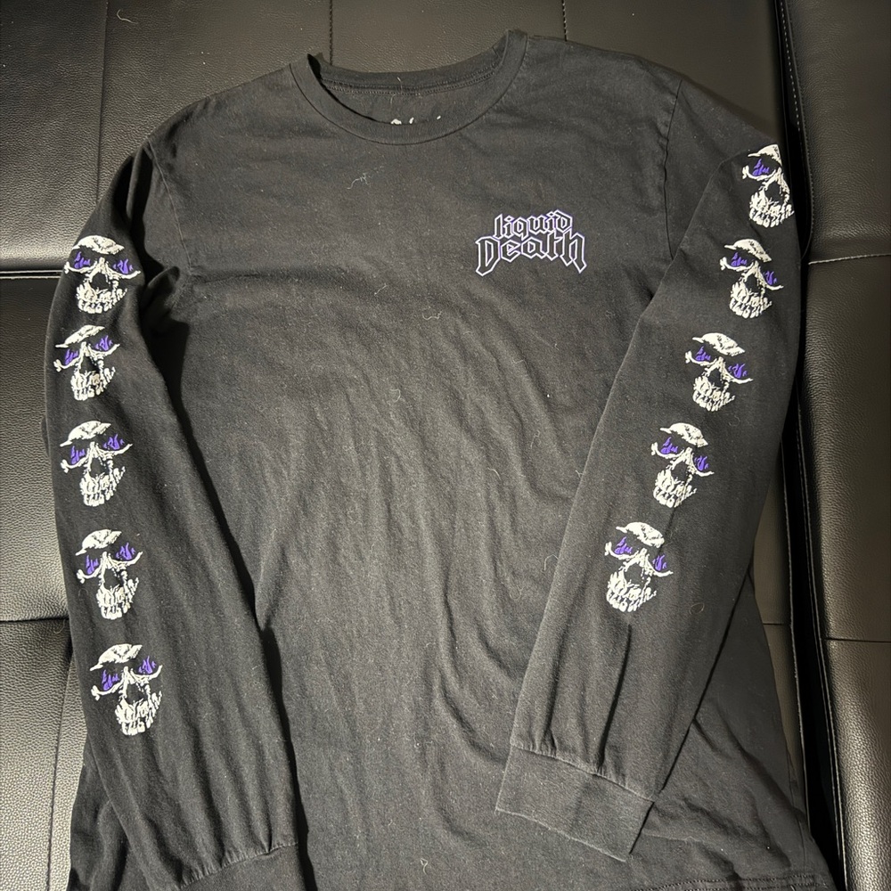 Liquid death Black Long Sleeve Shirt